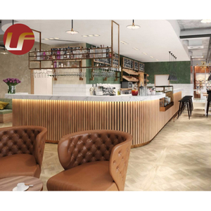 2022 تصميم جديد فاخر بوث حديث للجلوس أريكة طاولات وكراسي خشبية عتيقة للمطعم