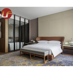 رائجة البيع تصميم فاخر حديث فندق دبي مجموعة أثاث غرفة نوم كاملة