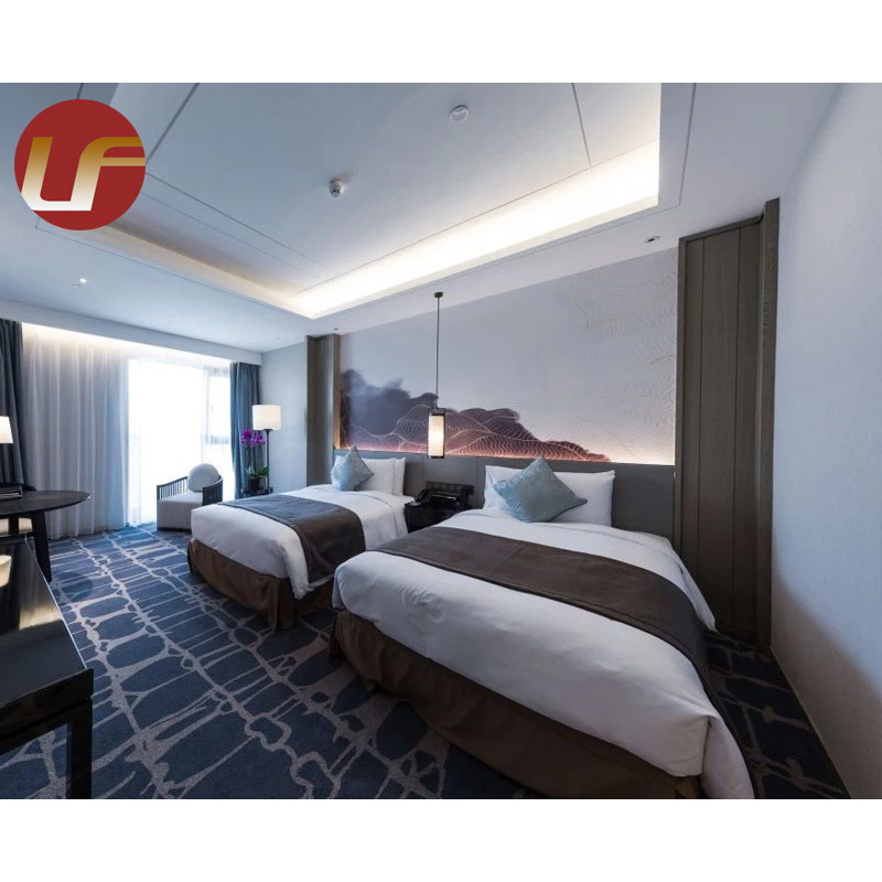 أثاث الفندق المخصص غرفة نوم حديثة مجموعة أثاث فندق 5 نجوم